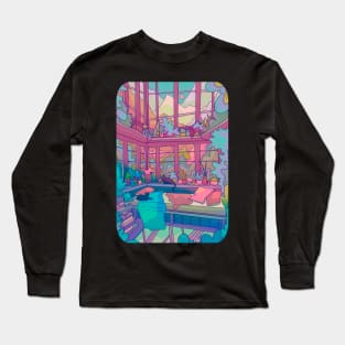 Room of cats and nature Long Sleeve T-Shirt